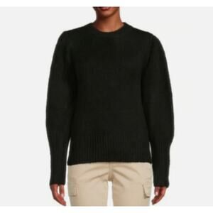 (XL) Joes Jeans Sweater Womens Small Black Puff Sleeve